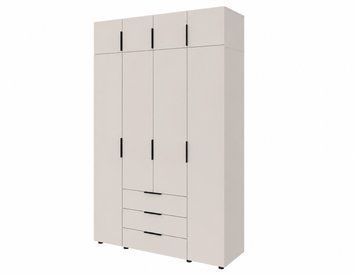 Шкаф Асти-4 + Антресоль Даск Кашемир ш1550/г495/в2034