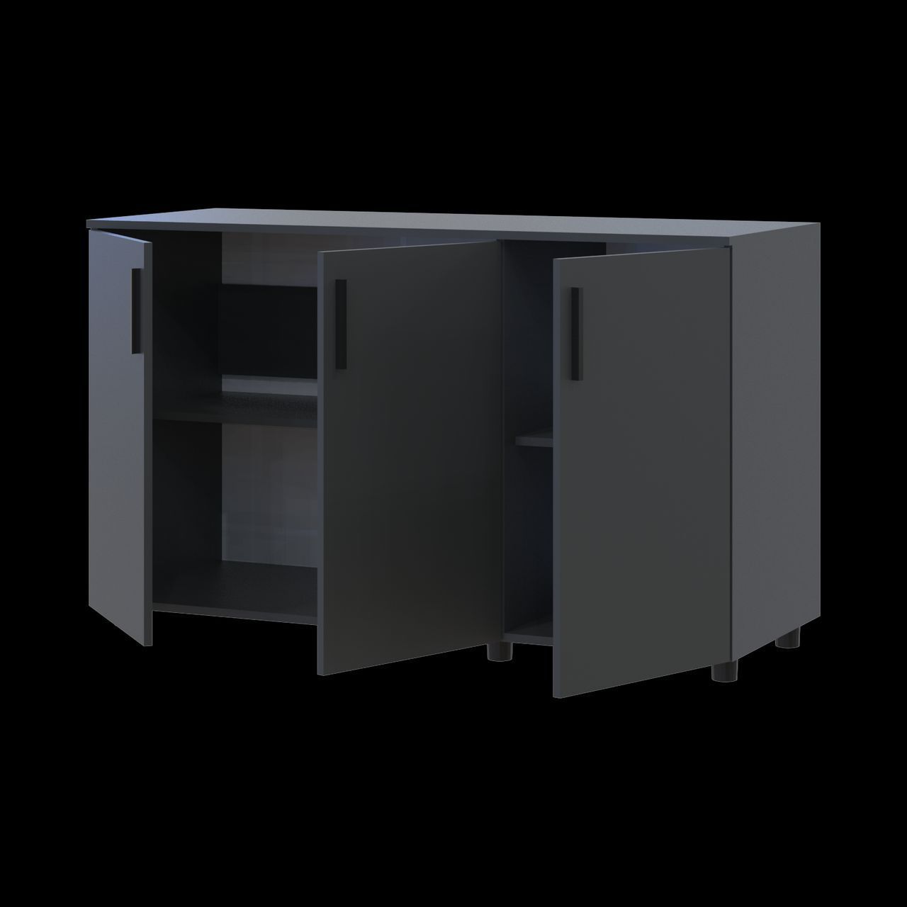 Комод Doros Торн Білий 3 ДСП 135х51.6х80 (41510169)