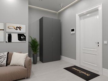 Шкаф с полками Moreli ST0010 Ш 1000 / В 2180 / Г 520 мм Дуб сонома