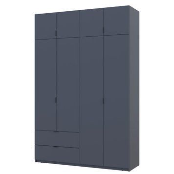 Шкаф Марк-4 Даск Графит ш1800/г500/в2400
