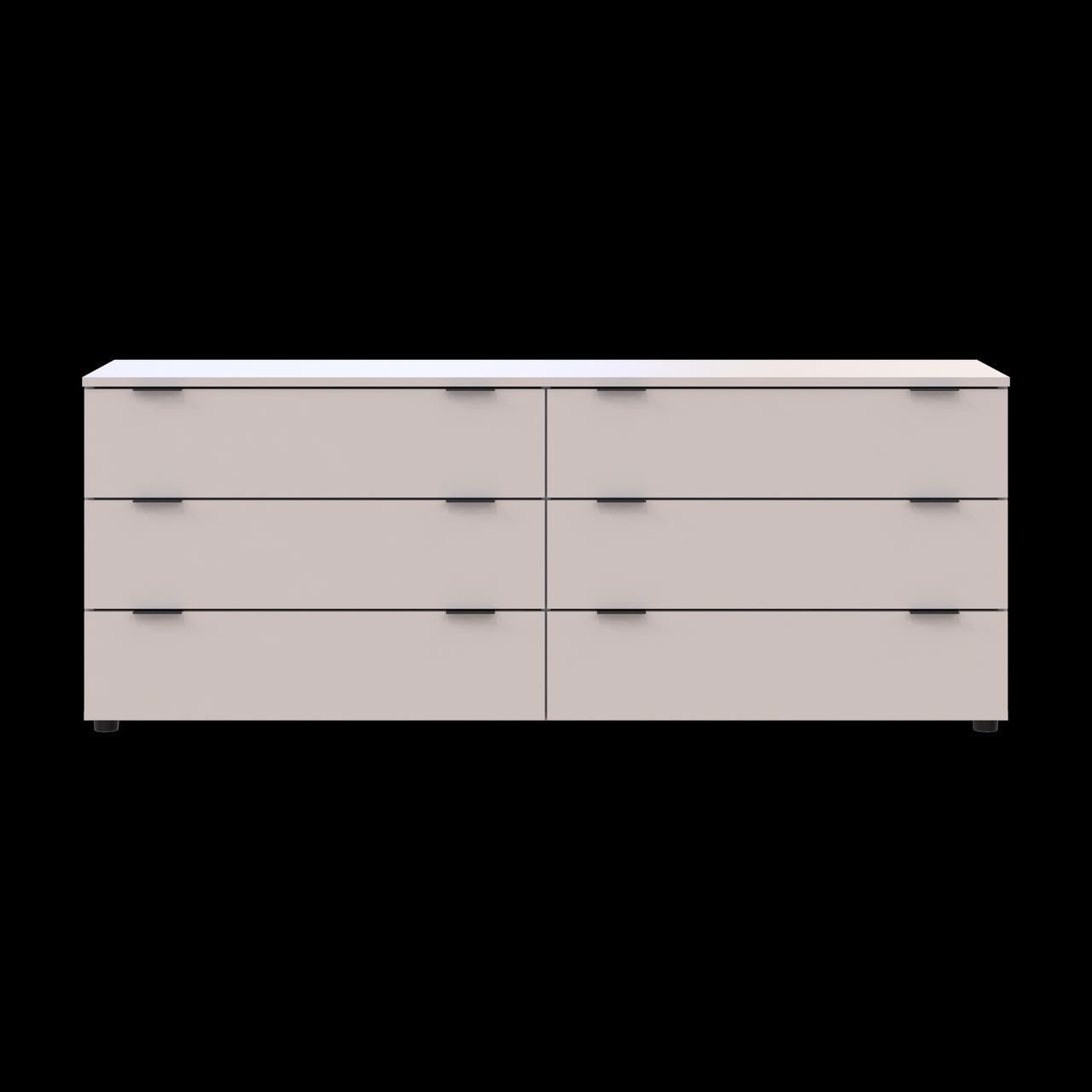 Комод Doros Рон 9 Кашемир 6 ящичков 160х38х62 (41516174)
