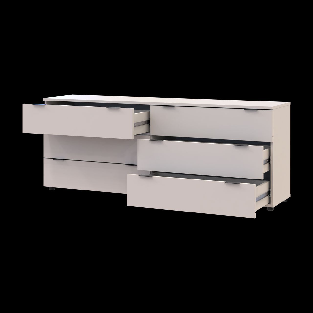 Комод Doros Рон 9 Кашемир 6 ящичков 160х38х62 (41516174)