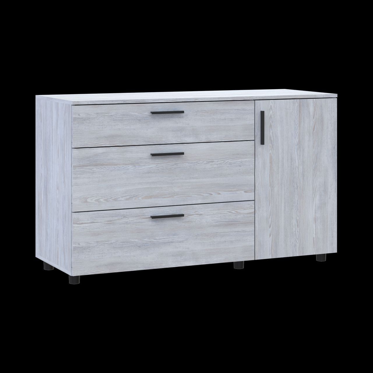 Комод Doros Торн Сосна Натті 3Ш/1Д 135х51.6х80 (41510179)