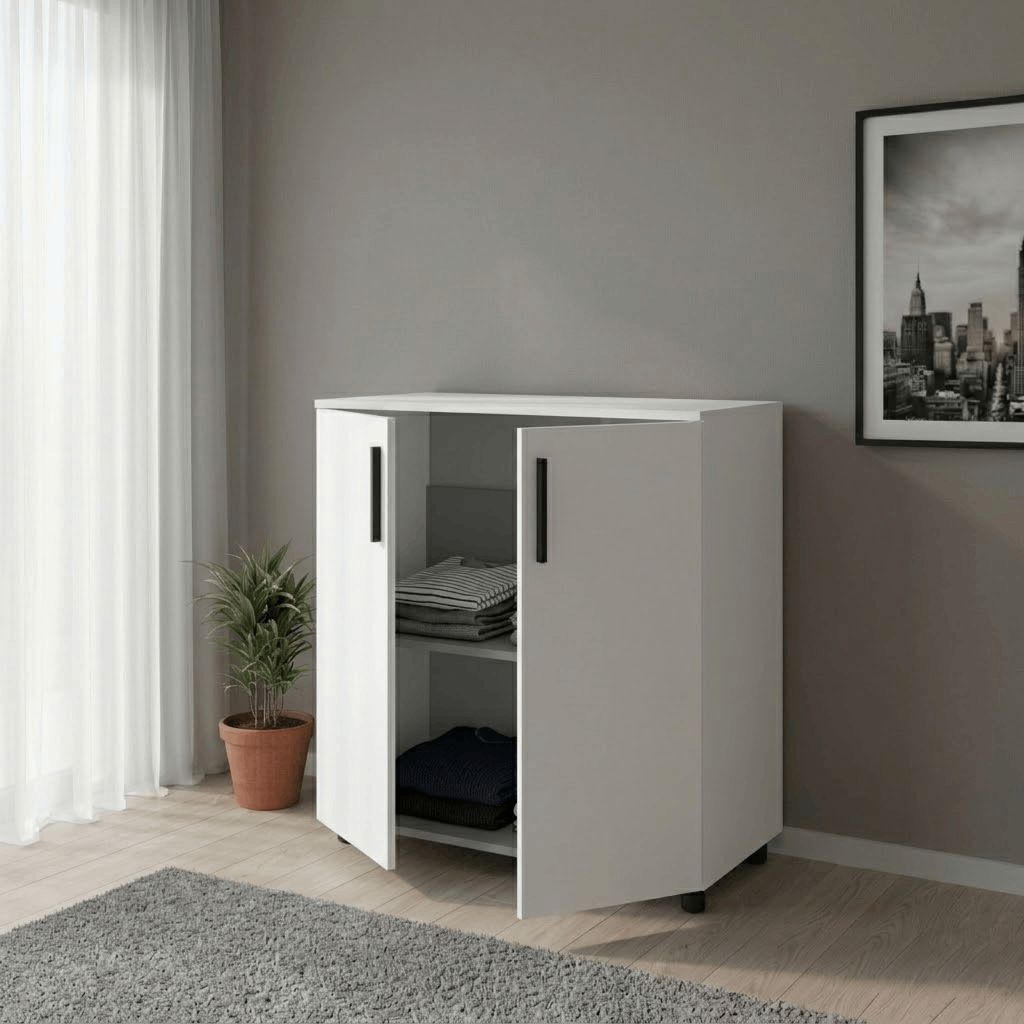 Комод Doros Торн Білий 2 ДСП 90х51.6х80 (41510145)