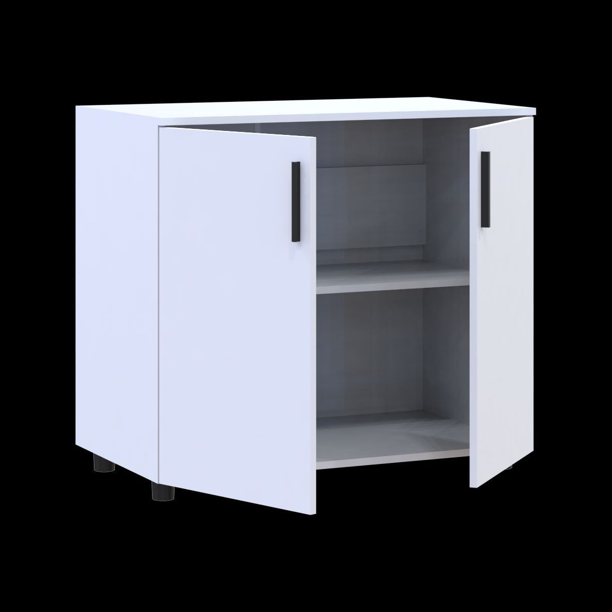 Комод Doros Торн Білий 2 ДСП 90х51.6х80 (41510145)