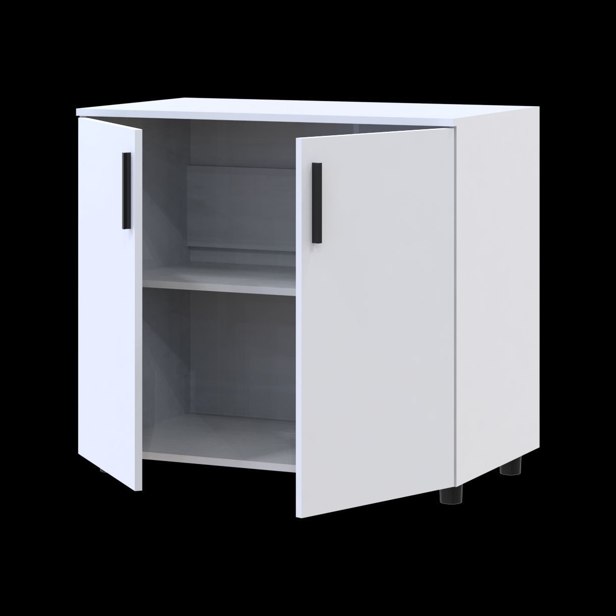 Комод Doros Торн Білий 2 ДСП 90х51.6х80 (41510145)