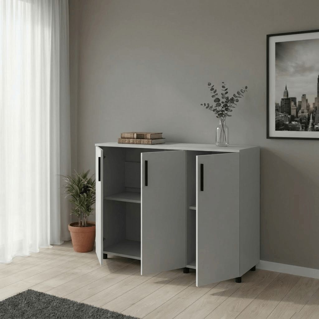 Комод Doros Торн Сірий 3Ш/1Д 135х51.6х80 (41510183)