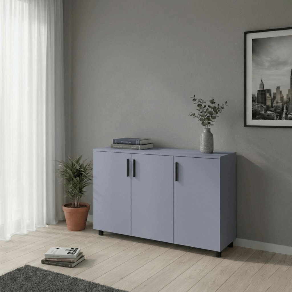 Комод Doros Торн Сірий 3Ш/1Д 135х51.6х80 (41510183)