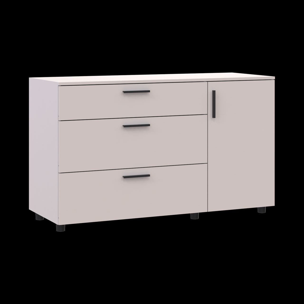 Комод Doros Торн Кашемір 3Ш/1Д 135х51.6х80 (41510187)