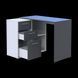 Офисный стол Doros T8 Белый/Графит 100х83х75 (41516125) 8