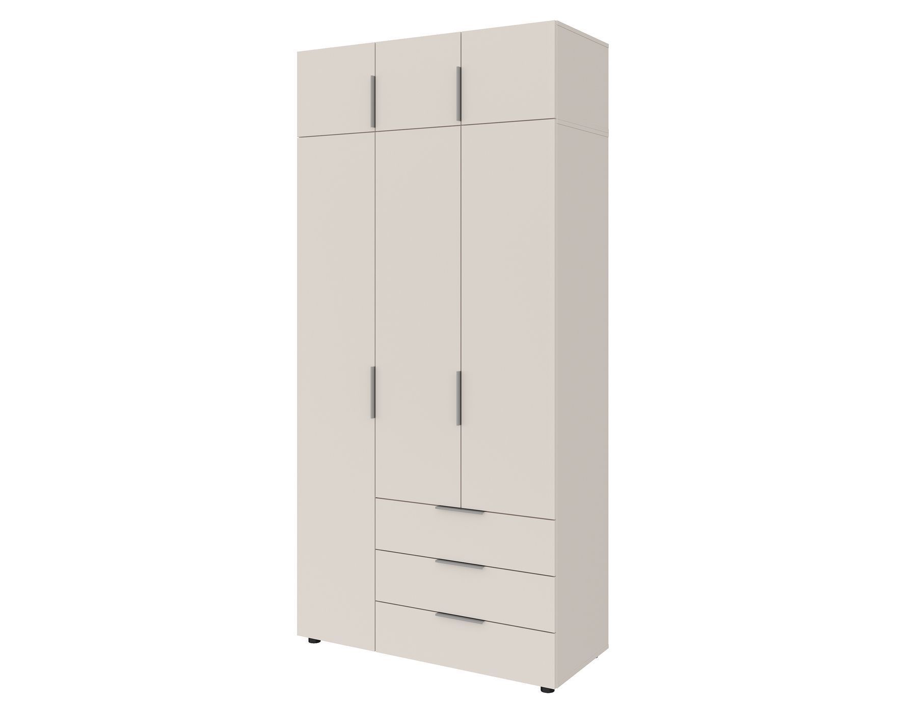 Шкаф Асти-3 + Антресоль Даск Кашемир ш1162/г495/в2400
