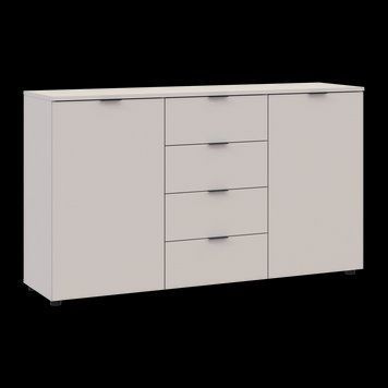 Комод Doros Рон 5 2 фасада 4 шухляды Кашемир 140х38х81 (41516047)