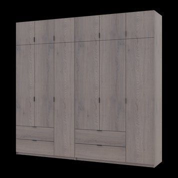 Шафа для одягу Doros Лукас Канноло/Канноло 3+3 ДСП 255х50х240 (42005242)