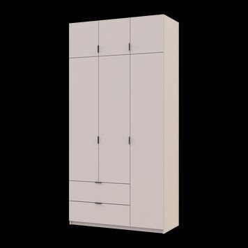 Распашной шкаф для одежды Doros Лукас Кашемир 3ДСП 120х50х240 (80737798)