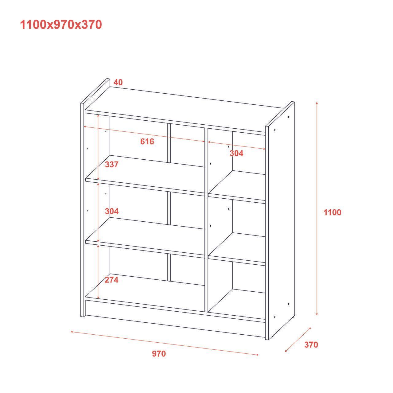 Прихожая Doros Кассель с зеркалом Кашемир 3 ДСП 97х40х110 (42005506)