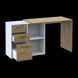 Офисный стол Doros T8 Белый/Дуб Артизан 100х83х75 (41516060) 2