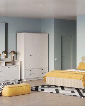 Шкаф для одежды с выдвижными шухлядами Moreli K-0006 Ш1500/В2100/Г500 мм Бетон тефра